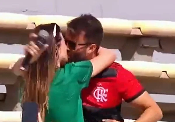Flamenguista pede palmeirense em casamento “ao vivaço” no Centenário