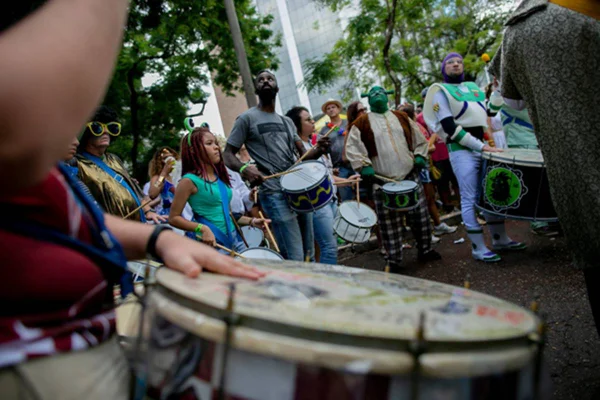 Bloco Galo Cego animou o pré-carnaval na área central de Brasília, em 2020