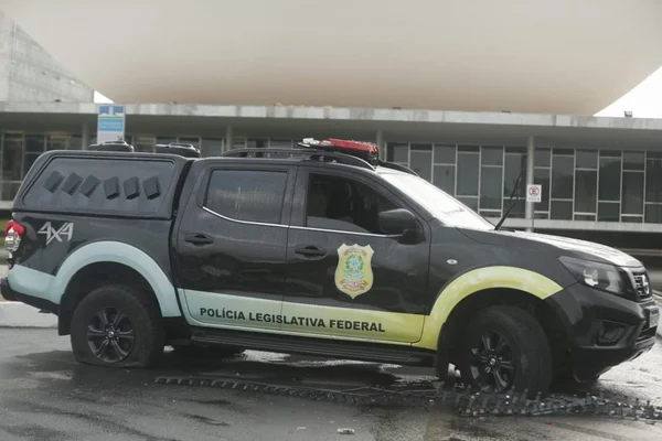 Esplanada dos Ministérios após atos terroristas