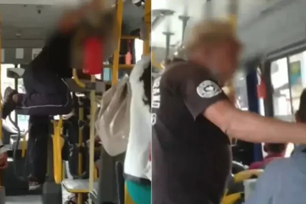Idoso ofende e xinga ambulante em ônibus de BH - Metrópoles