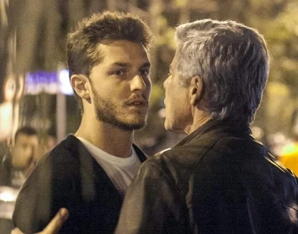 Claudio (José Mayer) e Leonardo (Klebber Toledo) em Império