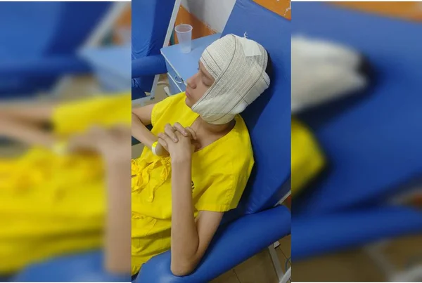 Menino tem o maxilar quebrado em acidente com cortador de grama no DF