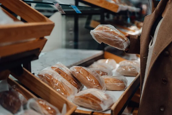 Pães na padaria