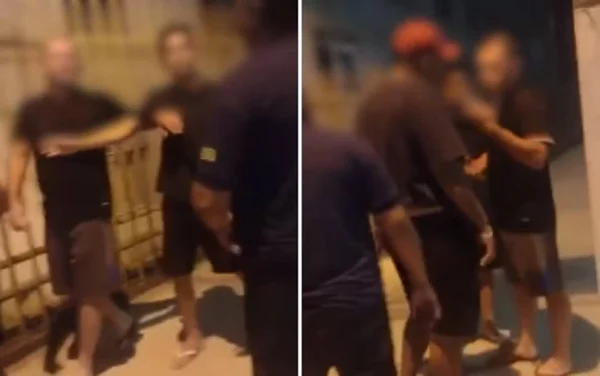 imagem colorida porteiro agredido anapolis após cão urinar em prédio