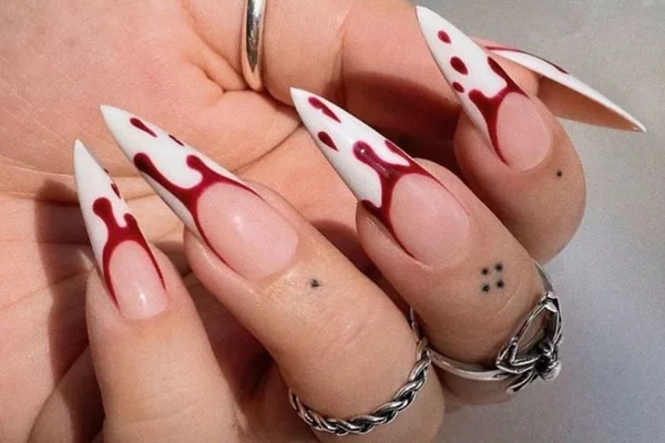 unhas decoradas com esmalte