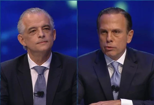 Debate dos candidatos de SP vira bate-boca entre França e Doria