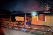 A casa de recuperação atingida por um grave incêndio fica no Paranoá A casa de recuperação atingida por um grave incêndio fica no Paranoá