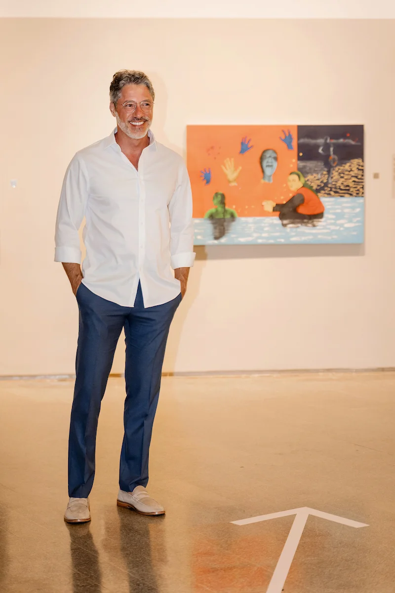 Rogério Roseo desenvolve a pintura centrada na experiência humana e na instrospecção