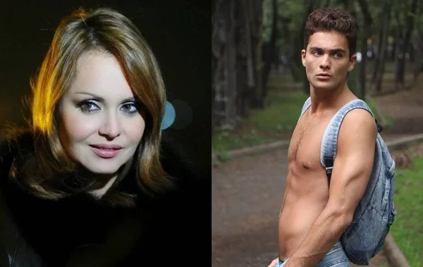 Gaby Spanic e novo par romântico (Carlos Bardassano) sem camisa