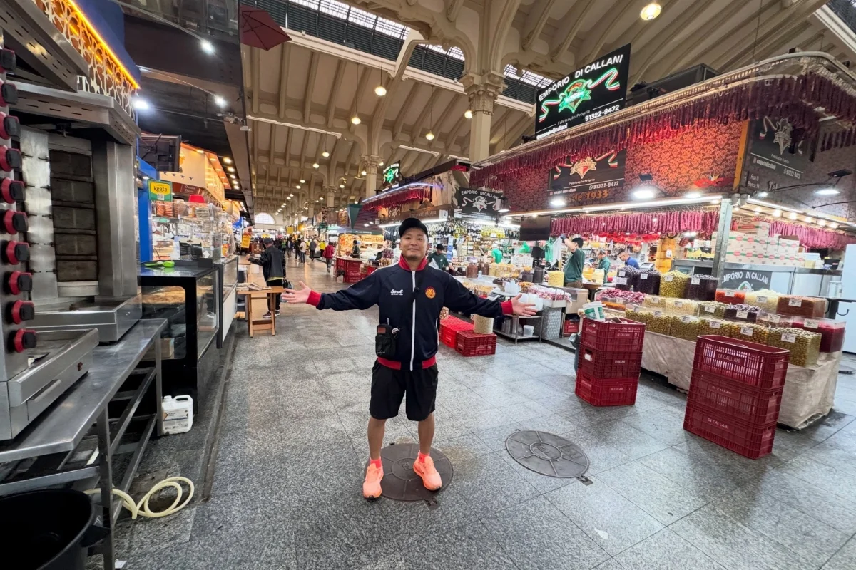 Em suas redes socias, Kushida publicou seu relato: ele pagou R$ 95 por dois kiwis Em suas redes socias, Kushida publicou seu relato: ele pagou R$ 95 por dois kiwis