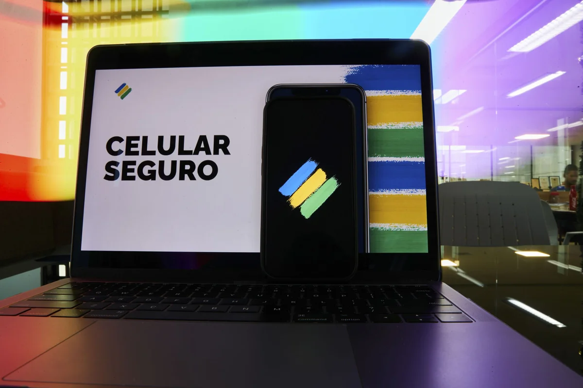 Tela do aplicativo Celular Seguro Tela do aplicativo Celular Seguro