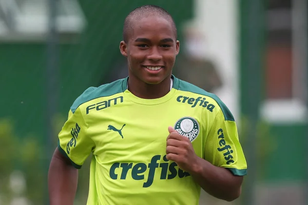 Endrick treino Palmeiras