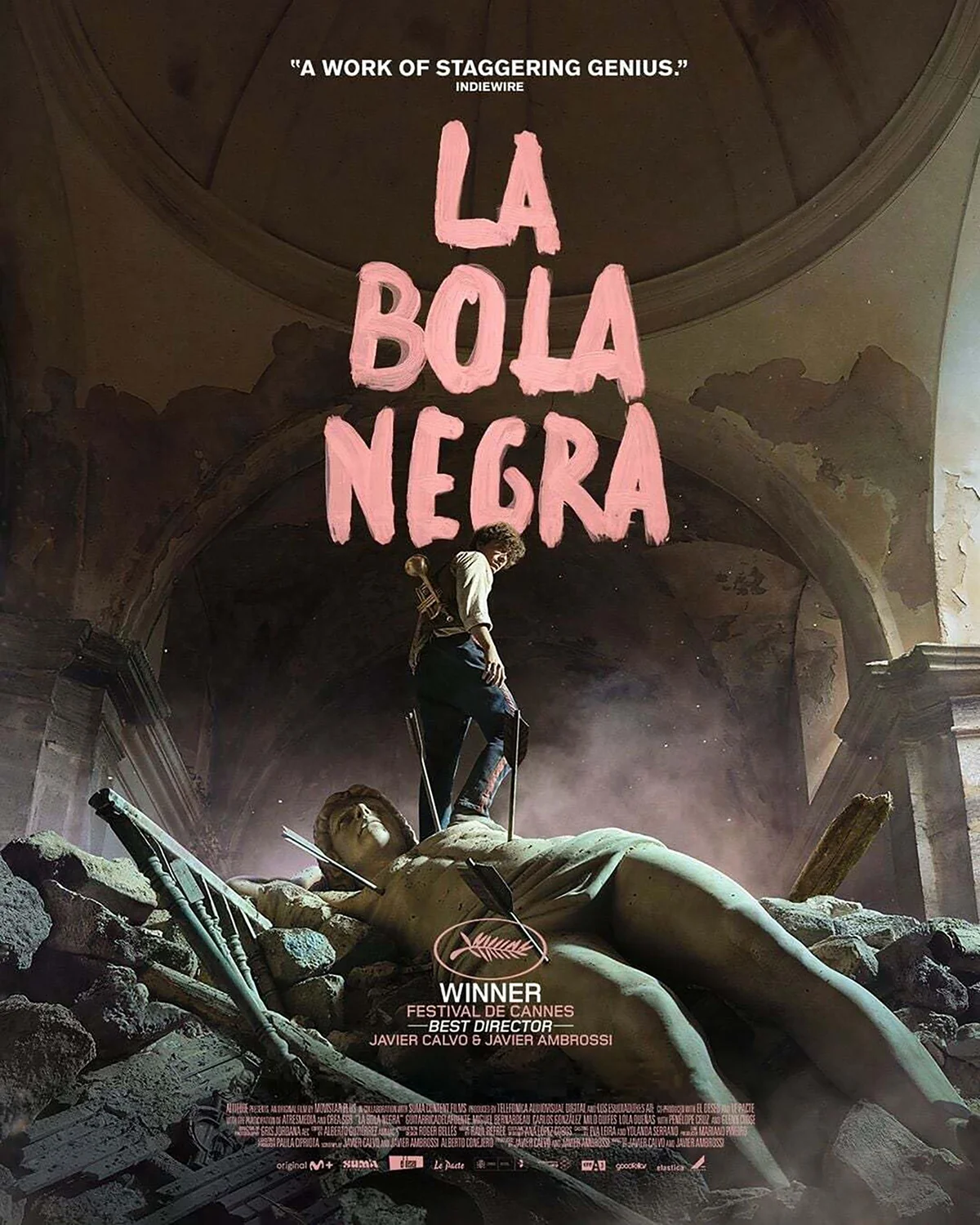 Cartaz do filme espanhol A Bola Preta Cartaz do filme espanhol A Bola Preta