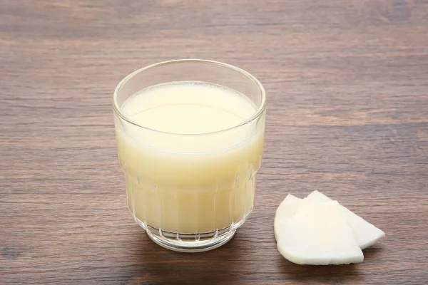 Suco de inhame, suco de cará, suco de inhame com laranja