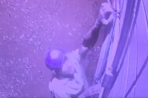 Vídeo. Para roubar apê na Asa Norte, homem escalou até o 3º andar