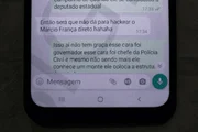 Print apresentado por hacker mostra suposta conversa com investigadora Cindy Print apresentado por hacker mostra suposta conversa com investigadora Cindy
