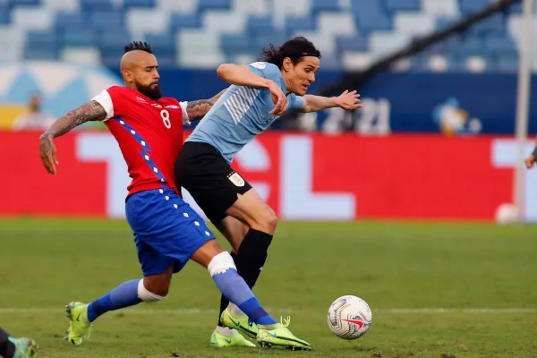 Vidal Cavani Chile Uruguai Copa América