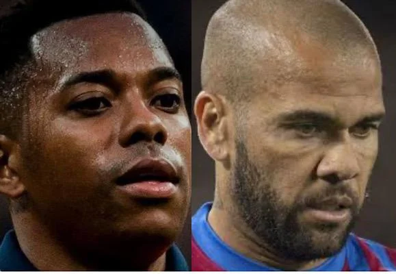 Robinho e Daniel Alves agora torcem pelo “humor” dos seus julgadores