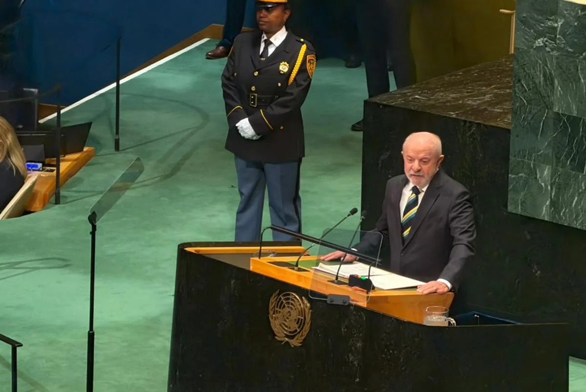 Na ONU, Trump defende paz no Irã, ameaça Cuba e indica bases na Groenlândia - imagem 1 Na ONU, Trump defende paz no Irã, ameaça Cuba e indica bases na Groenlândia - imagem 1
