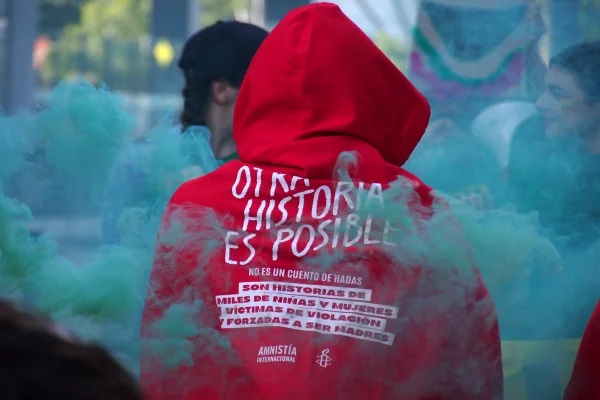 Mulheres protestam em Lima (Peru) no Dia Internacional do Aborto Seguro
