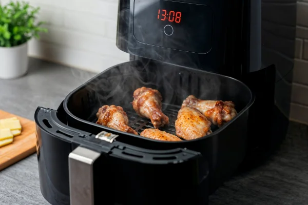 Pedaços de frango na air fryer