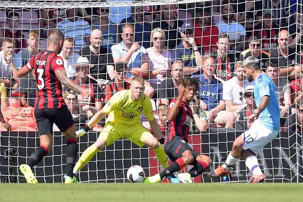 Agüero faz 2 e Manchester City bate o Bournemouth no Campeonato Inglês