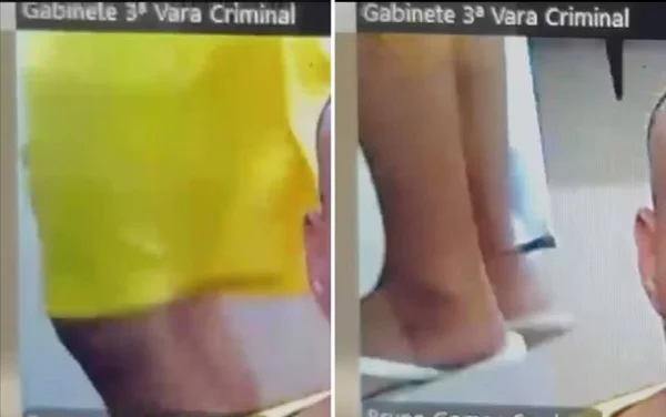 imagem colorida detento foge audiência goias