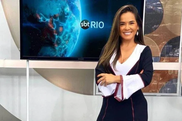 Apresentadora coronavírus