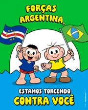 Turma da Mônica declara torcida contra a Argentina na Copa do Mundo 2026