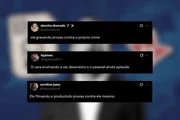 Favoráveis e contrários ao posicionamento político do influenciador apontaram possível crime na conduta