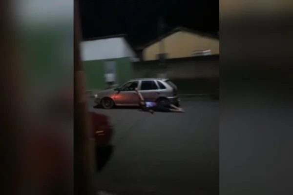 Homem arrastado Minaçu Goiás