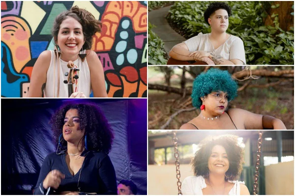 As cinco artistas selecionadas para o projeto Se Lança, Mana! - Metrópoles