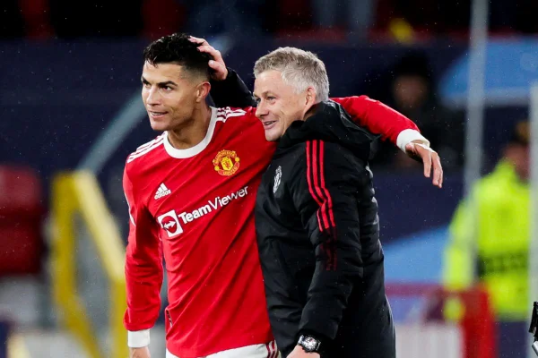 Cristiano Ronaldo e Solskjaer