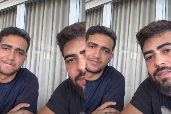 Veja o pronunciamento de Henrique e Juliano após queda de helicóptero