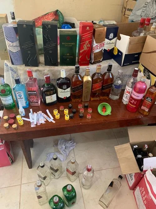 Depósito de bebibas estourado no Rio de Janeiro