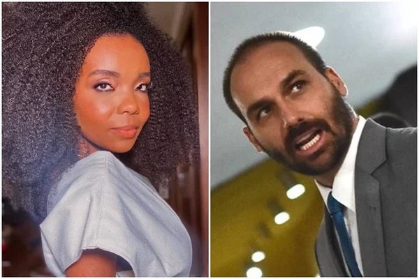 Thelma e Eduardo Bolsonaro