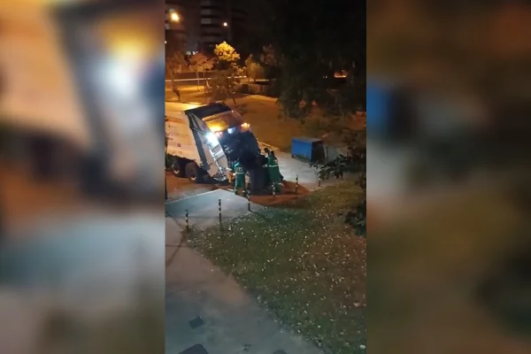 coleta de lixo feita por slu no sudoeste