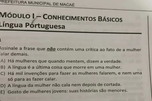Imagem colorida de questão da FGV - Metrópoles