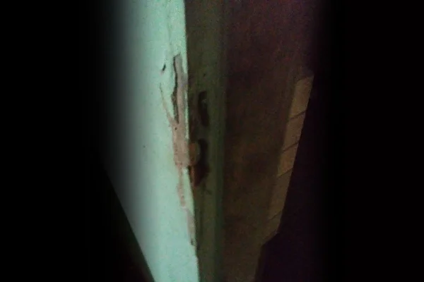 porta arrombada