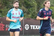 Jorginho realiza treino no Flamengo. Jorginho realiza treino no Flamengo.