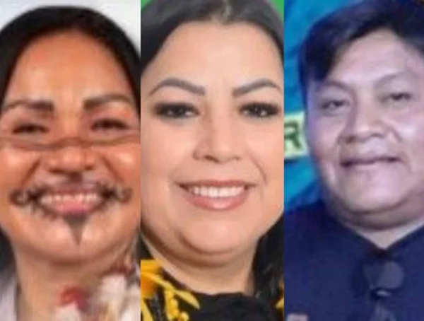 Foto colorida de indígenas candidatos - Metrópoles