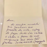 A carta foi escrita por Boechat A carta foi escrita por Boechat
