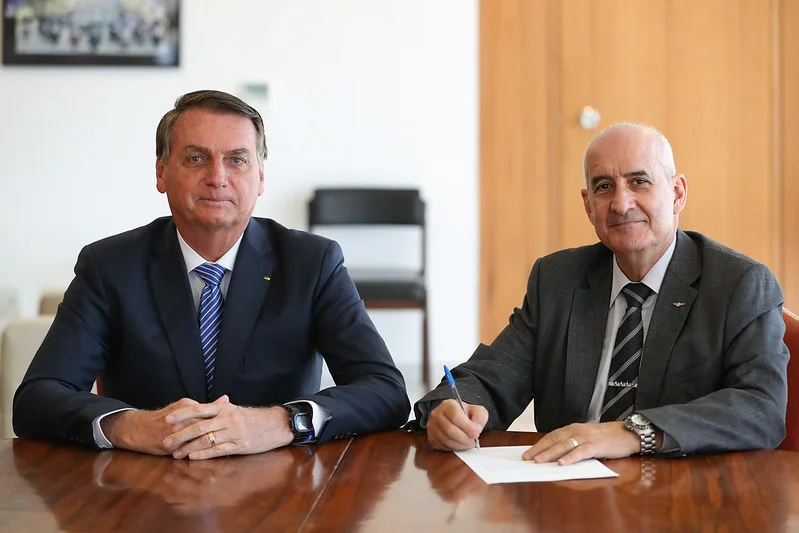 Presidente Jair Bolsonaro e ministro Luiz Eduardo Ramos. Presidente Jair Bolsonaro e ministro Luiz Eduardo Ramos.