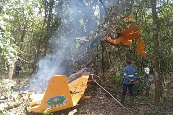 Queda de aeronave agrícola - Metrópoles
