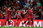 Portugal bateu Noruega por 2 x 1 Portugal bateu Noruega por 2 x 1