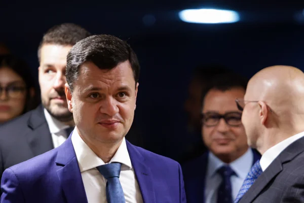 Anderson Torres durante primeira Turma 1 do Supremo Tribunal Federal STF comecou a interrogar os reus do nucleo 1 por participacao na suposta trama golpista - Metrópoles