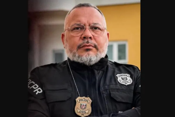 imagem colorida de policial civilque foi assassinado por um amigo no paraná após briga por batida no portão