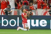 Vitinho comemora gol do Internacional Vitinho comemora gol do Internacional