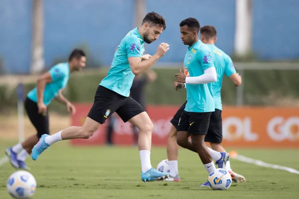 Treino da seleção brasileira