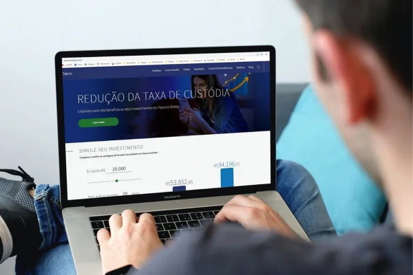 Imagem colorida do Tesouro Direto